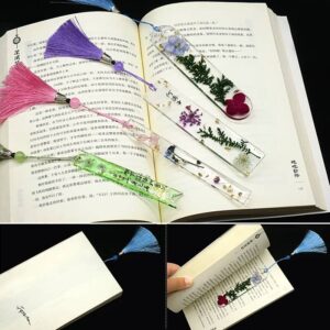 Marque-Page Créatif en Résine Époxy – Accessoire Unique pour Livre