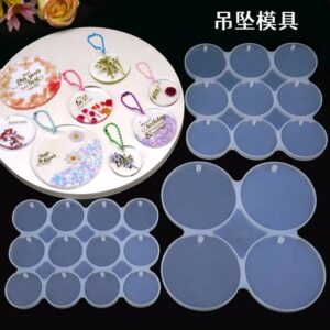 Moule Silicone 12 Cavités pour Porte-Clés Résine époxy