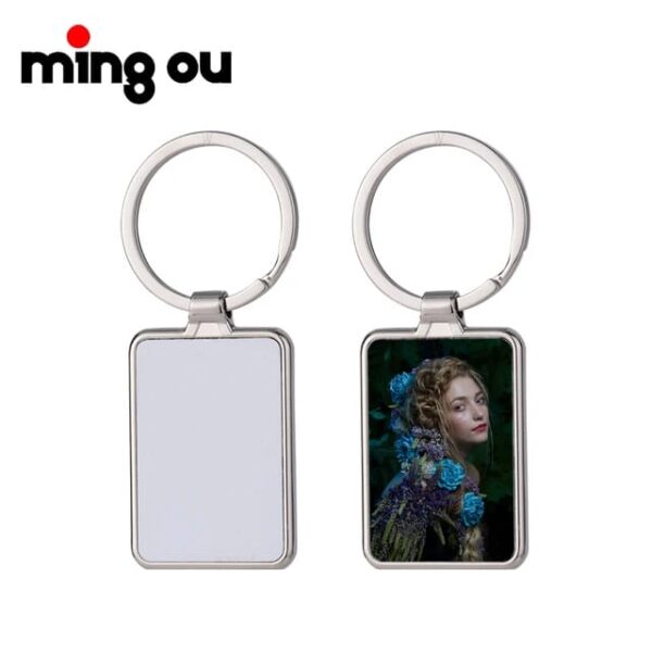 Porte-Clé Métallique Personnalisable pour Sublimation